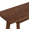 Kulim Oak Wood Dining Bench Walnut