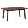 Kulim Oak Wood Dining Table Walnut