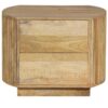 Lebanon Mango Wood 2 Drawer Night Stand