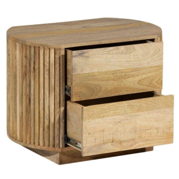 Lebanon Mango Wood 2 Drawer Night Stand