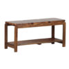 Lohanda Acacia Bench with Shelf