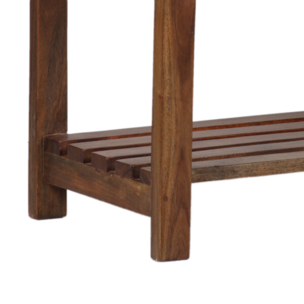 Lohanda Acacia Bench with Shelf