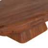 Lomita Acacia Wood Thick Top Coffee Table