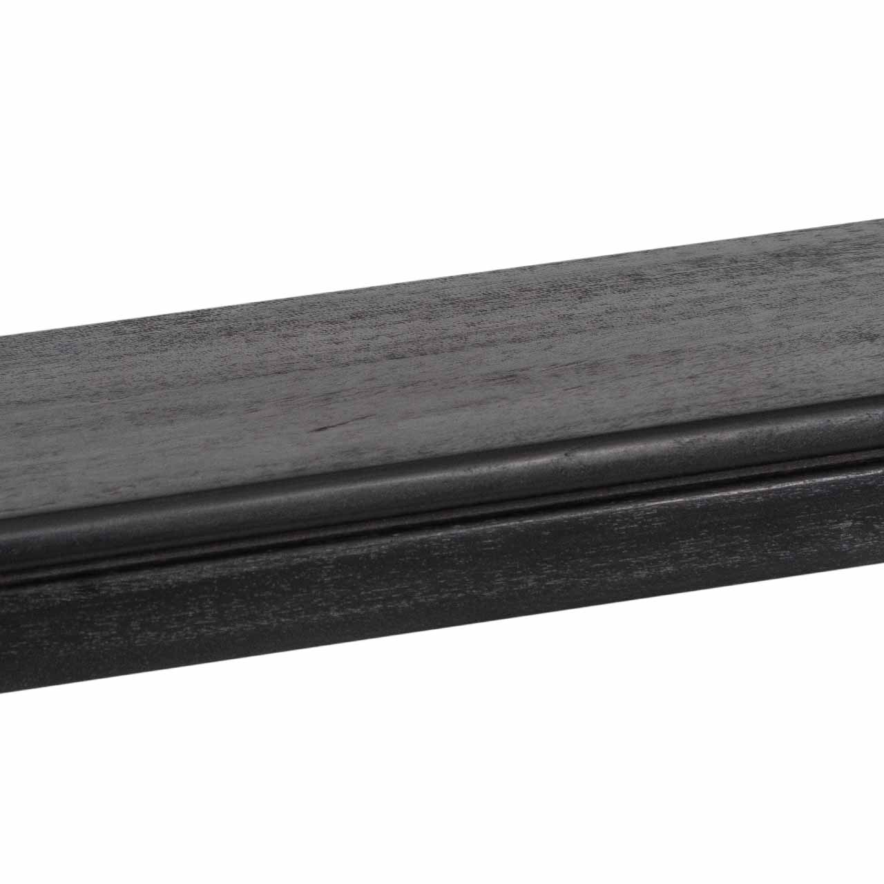 Lorca Mango Wood Console Table Black