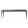 Lorca Mango Wood Dining Table Black 90