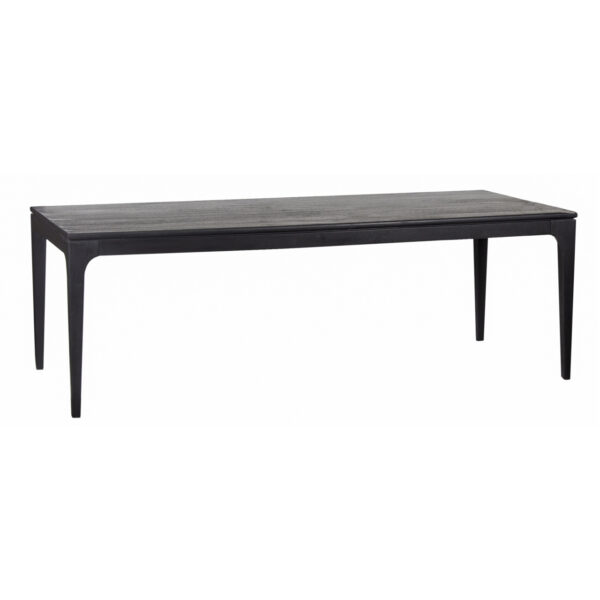 Lorca Mango Wood Dining Table Black 90