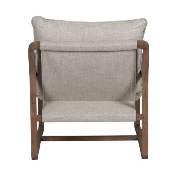 Lucca Oak Wood Arm Chair