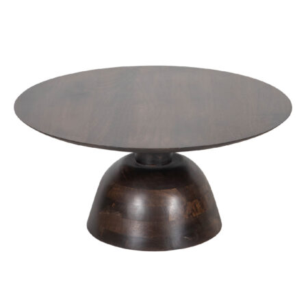 Luisa Mango Wood Round Coffee Table Luisa Mango Wood Round Coffee Table