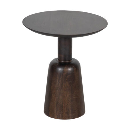 Luisa Mango Wood Round Side Table Luisa Mango Wood Round Side Table