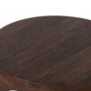 Lumber Mango Wood Round Side Table