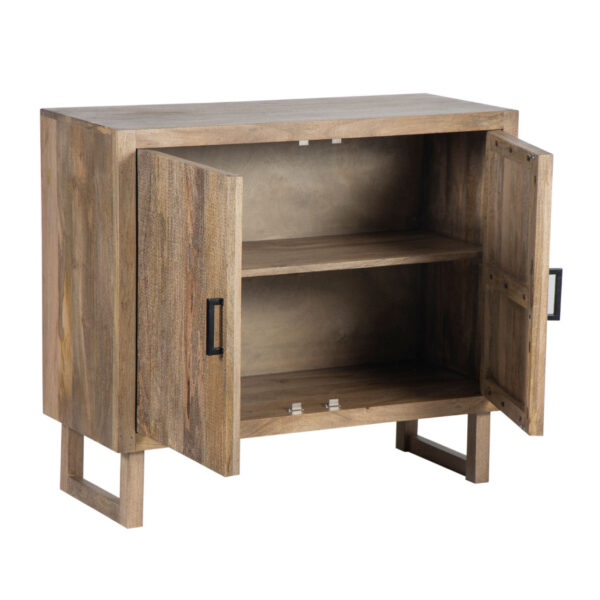 Lumos Mango Wood 2 Door Cabinet Large