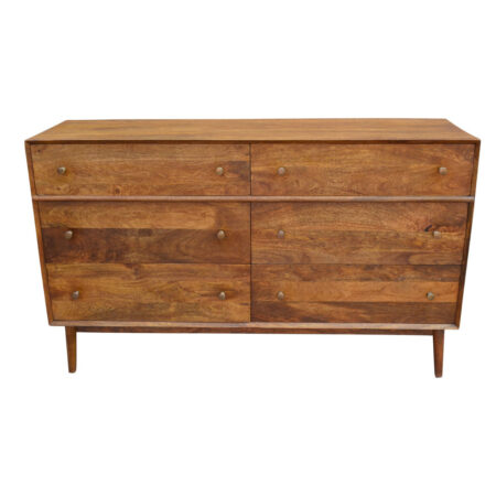 Mid Century 6 Drawer Dresser