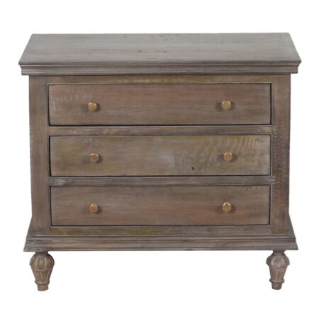 Maison 3 Drawer Night Stand