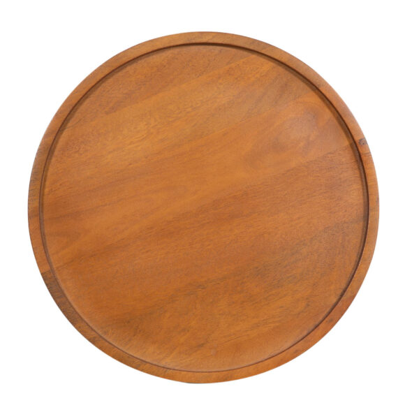 Madera Mango Wood Round Side Table