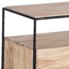 Malone Mango Wood Metal 1 Drawer Night Stand