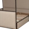 Malone Metal Fabric King Bed Mattress 76x80