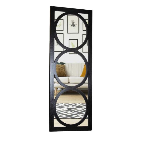 Mango Wood 3 Circle Mirror