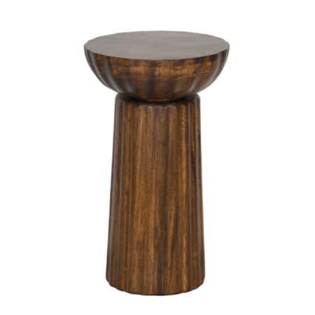 Mango Wood Round Side Table Mango Wood Round Side Table