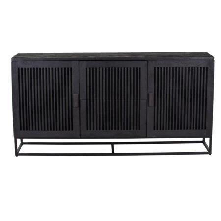 Manila Mango Wood Metal 2 Door 2 Drawer Side Board