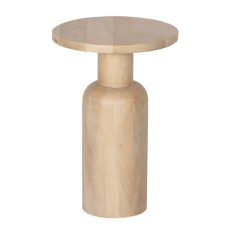 Mariana Mango Wood Round Side Table Mariana Mango Wood Round Side Table