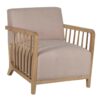 Marmont Mango wood Parker Fabric Arm Chair