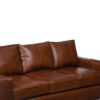 Maxwell Brown Buff Leather Sofa