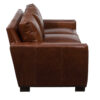 Maxwell Brown Buff Leather Sofa