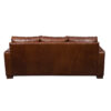 Maxwell Brown Buff Leather Sofa