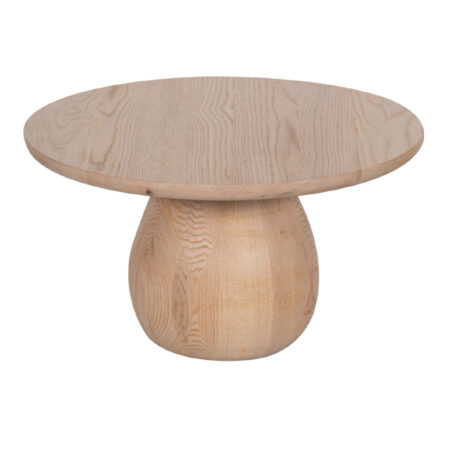 Megan Oak Wood Round Coffee Table Megan Oak Wood Round Coffee Table