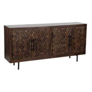 Merida Mango Wood 4 Door Sideboard