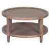 Mersing Oak Wood Round CoffeeTable