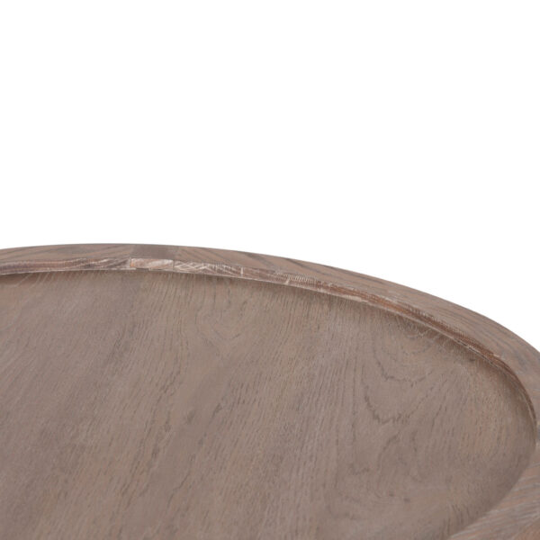 Mersing Oak Wood Round CoffeeTable