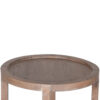 Mersing Oak Wood Round Side Table