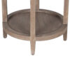 Mersing Oak Wood Round Side Table