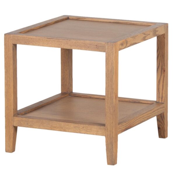 Mersing Oak Wood Side Table