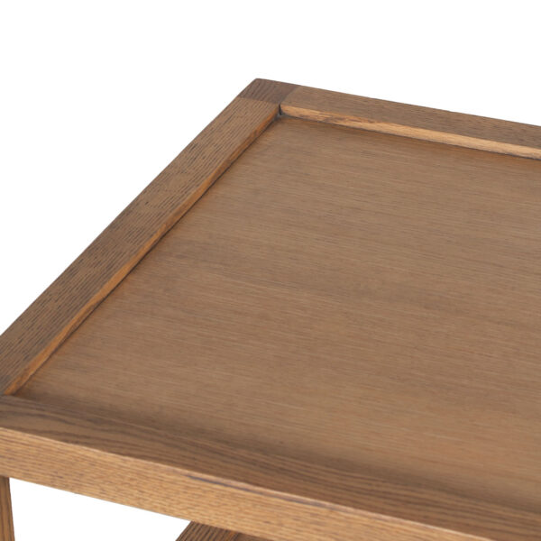 Mersing Oak Wood Side Table