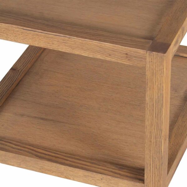 Mersing Oak Wood Side Table