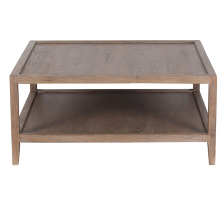 Mersing Oak-Wood Square Coffee Table