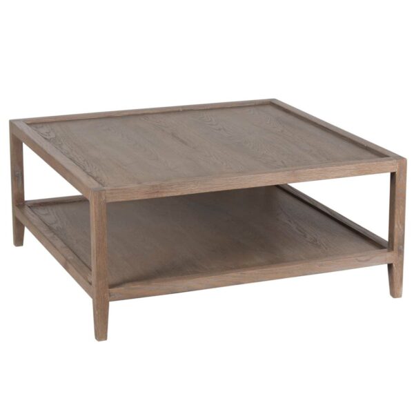 Mersing Oak Wood Square Coffee Table