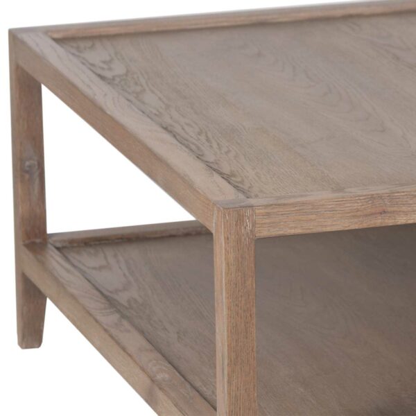 Mersing Oak Wood Square Coffee Table