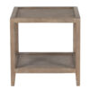 Mersing Oak Wood Square Side Table