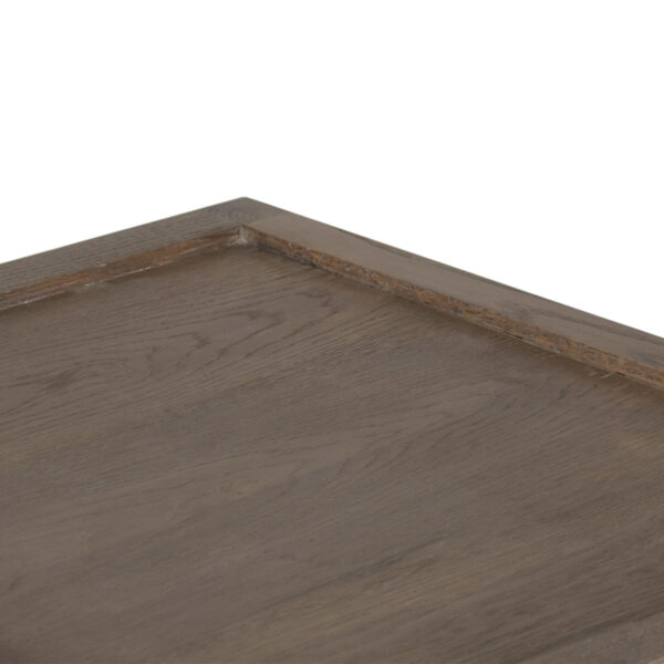 Mersing Oak Wood Square Side Table