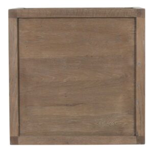 Mersing Oak Wood Square Side Table