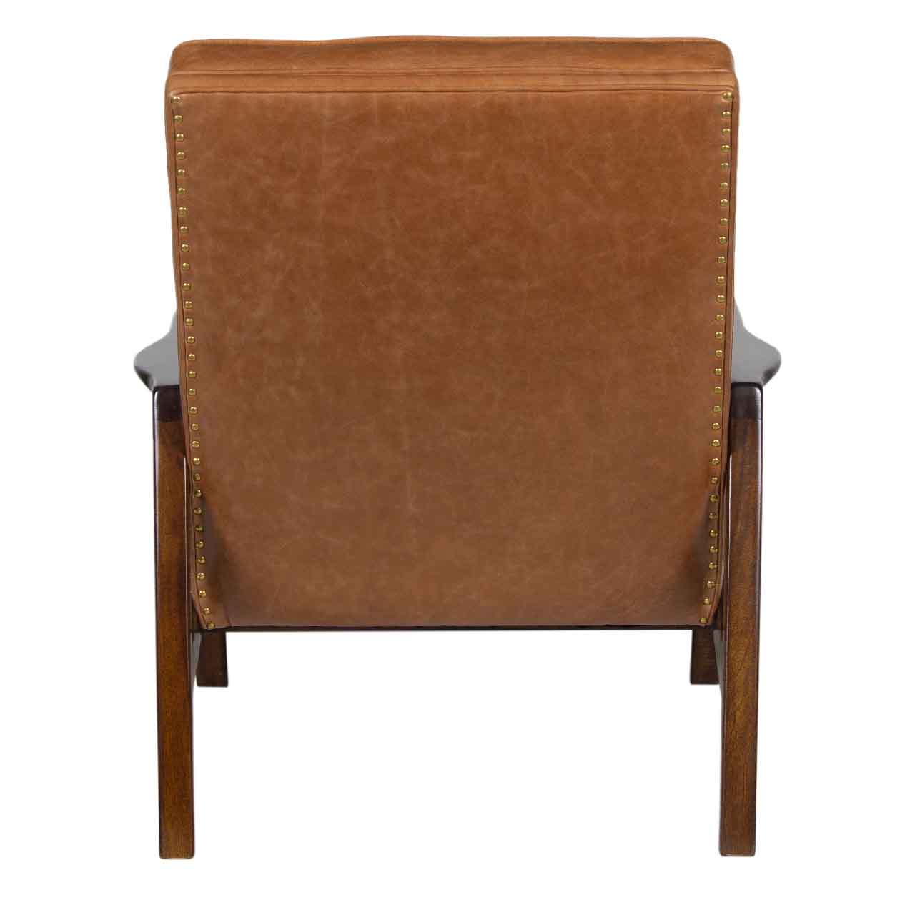 Mid Century Mango Lounge Arm Chair