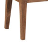 Milan Acacia Wood Uphostered Bench in Natural