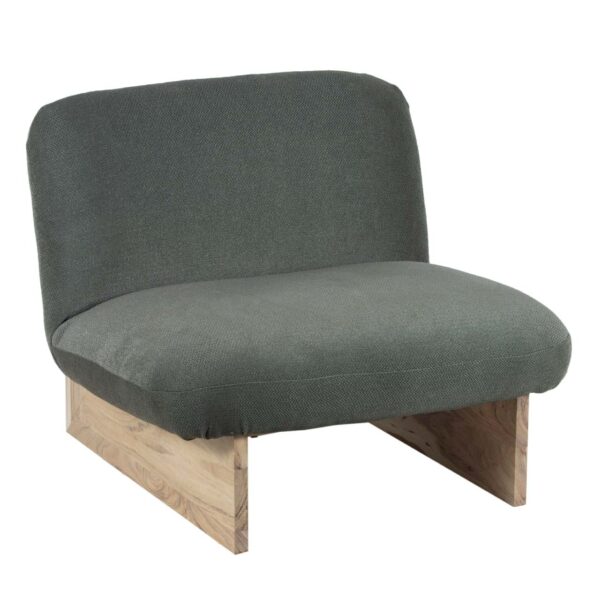 Miller Acacia Wood Fabric Chair