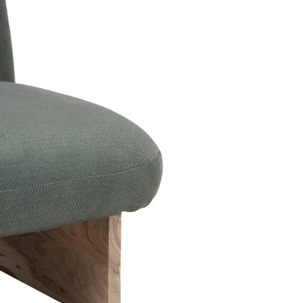 Miller Acacia Wood Fabric Chair