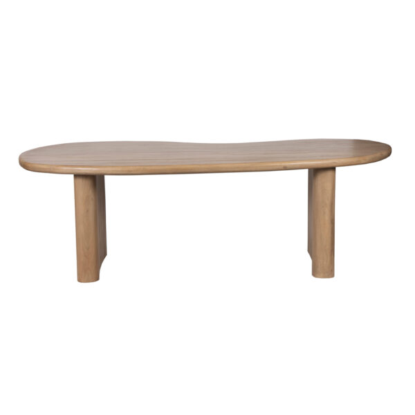 Milo Mango Wood Dining Table Organic Shape Wood Top