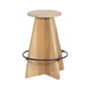 Milo Manog Wood Round Side Table