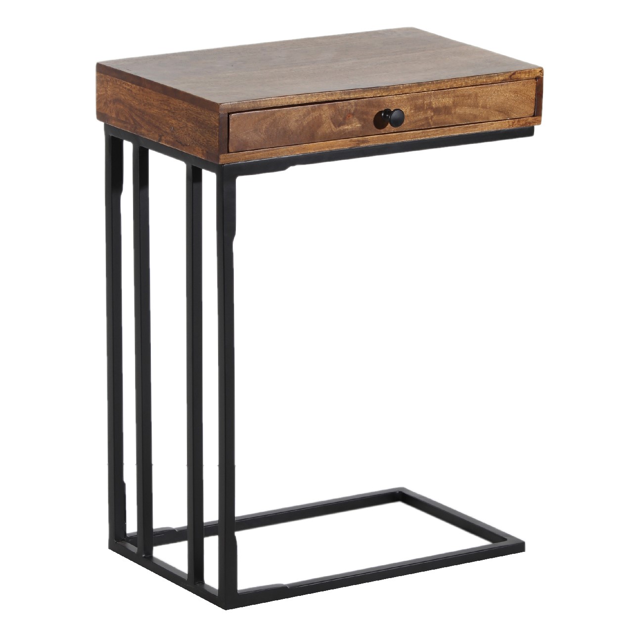 Minsak Mango Wood Metal Table Set of 2 Table